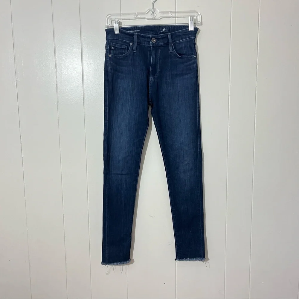 AG Adriano Goldschmied Farrah Skinny Jeans Dark Wash Stretch Denim Womens